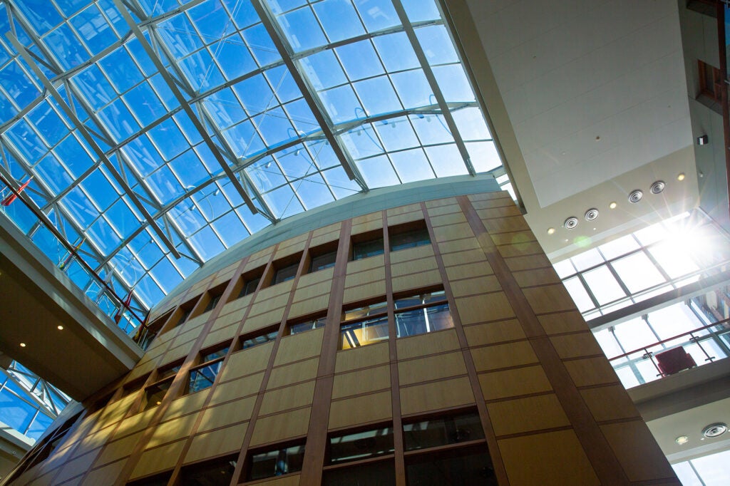 Hariri Building atrium