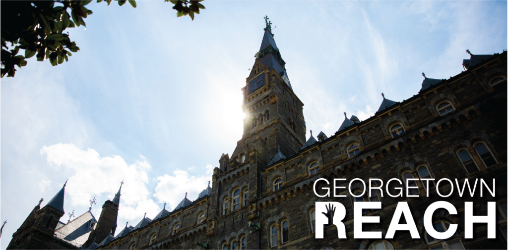 Healy Hall with Georgetown Reach